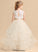 - Neck Ball-Gown/Princess Flower Girl Dresses Tulle/Lace Girl Scoop Dress Sleeveless Floor-length Flower Marlene