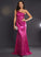Prom Dresses Payton Trumpet/Mermaid One-Shoulder Sequined Sweep Train