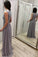 A Line Chiffon Long Prom Dresses Cheap Sleeveless Lace Appliques Bridesmaid Dresses SSM904