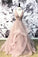 A Line Deep V Neck Ruffles Prom Dresses Long Open Back Cheap Party Dresses SSM604