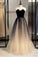 Sparkly Strapless Beautiful Ombre Tulle Long Lace Up Prom Dresses Party Dresses