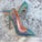 Green Glitter High-heels Fashion Evening Party Shoes