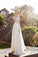 2021 Sexy Lace Backless Long Chiffon High Neckline Halter Side Slit Prom Dress uk Wedding Dress