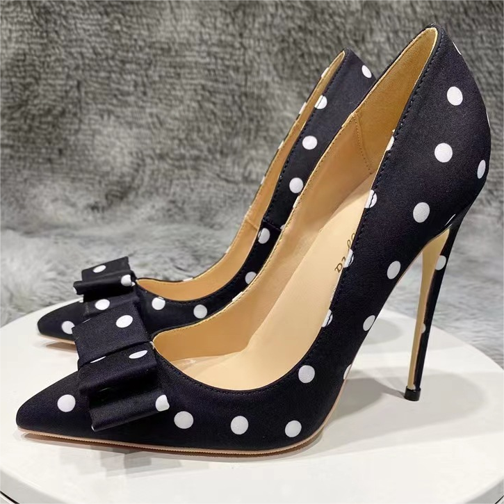 High-heels Polka Dot Pattern Fashion Women Party Shoes