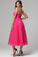 A-line Spaghetti Straps Sweetheart Tulle Prom Dress