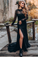 Black Sweetheart Long Sleeves Lace Backless Wedding Dresses