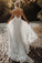 Elegant A Line V Neck Tulle Lace Wedding Dresses