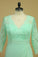 2021 3/4 Length Sleeve Mother Of The Bride Dresses V Neck Chiffon With Applique