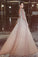 2021 New Arrival Prom Dresses A Line Tulle With Beading Sweep Train
