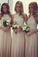 2021 A-Line O Neck Lace Top Long Chiffon Sleeveless Floor-Length Bridesmaid Dresses SM350
