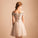 2021 Off-the-Shoulder Lace Short Prom Dress Beading Tulle Cute Lace-up Homecoming Dress SSM247