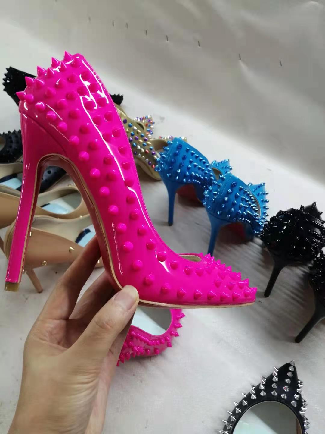 High-heels with Nails Fashion Women Party Shoes