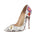 High Heels with Colourful Patterns Evening Party Shoes